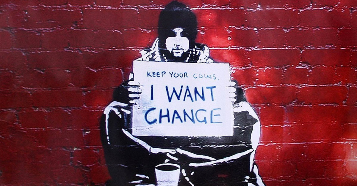 Best of Banksy Change Not Coins
