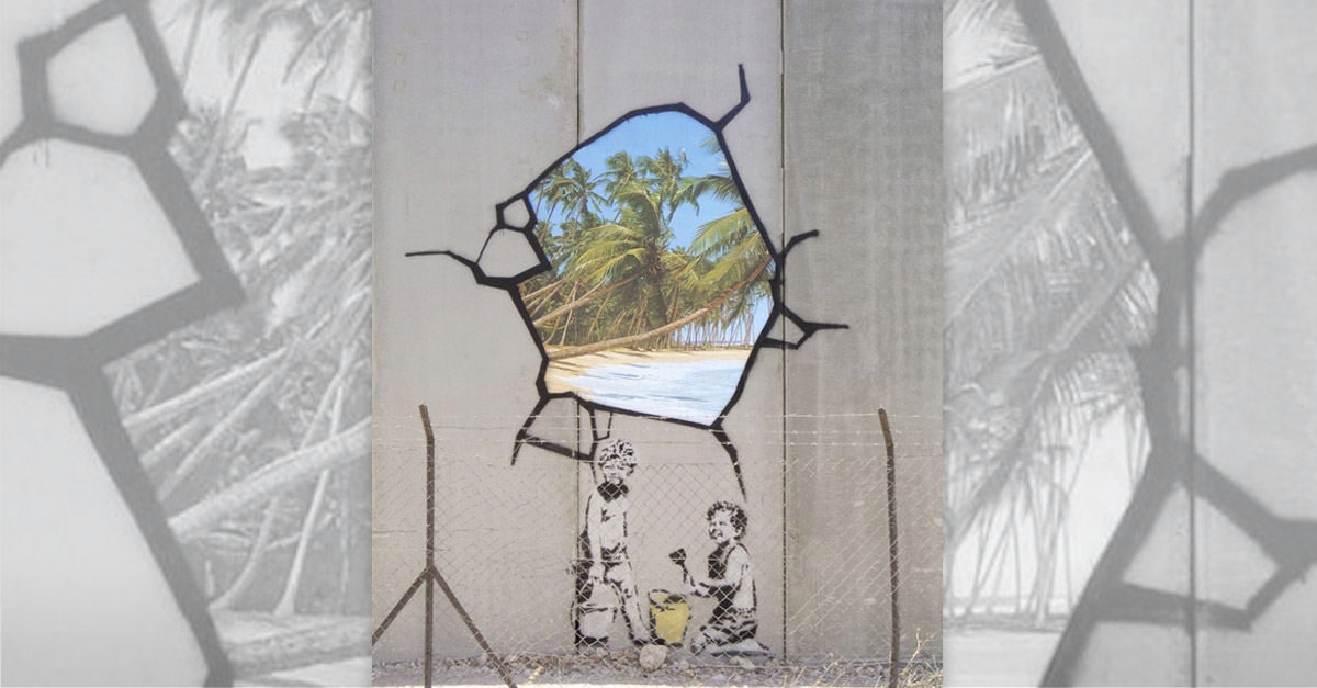 Best of Banksy Crack In The Wall