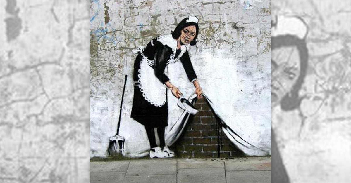 Best of Banksy Sweeping It Under