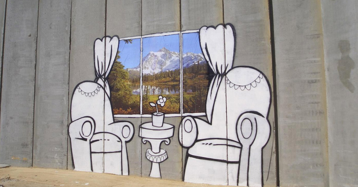 Best of Banksy Wall With A View