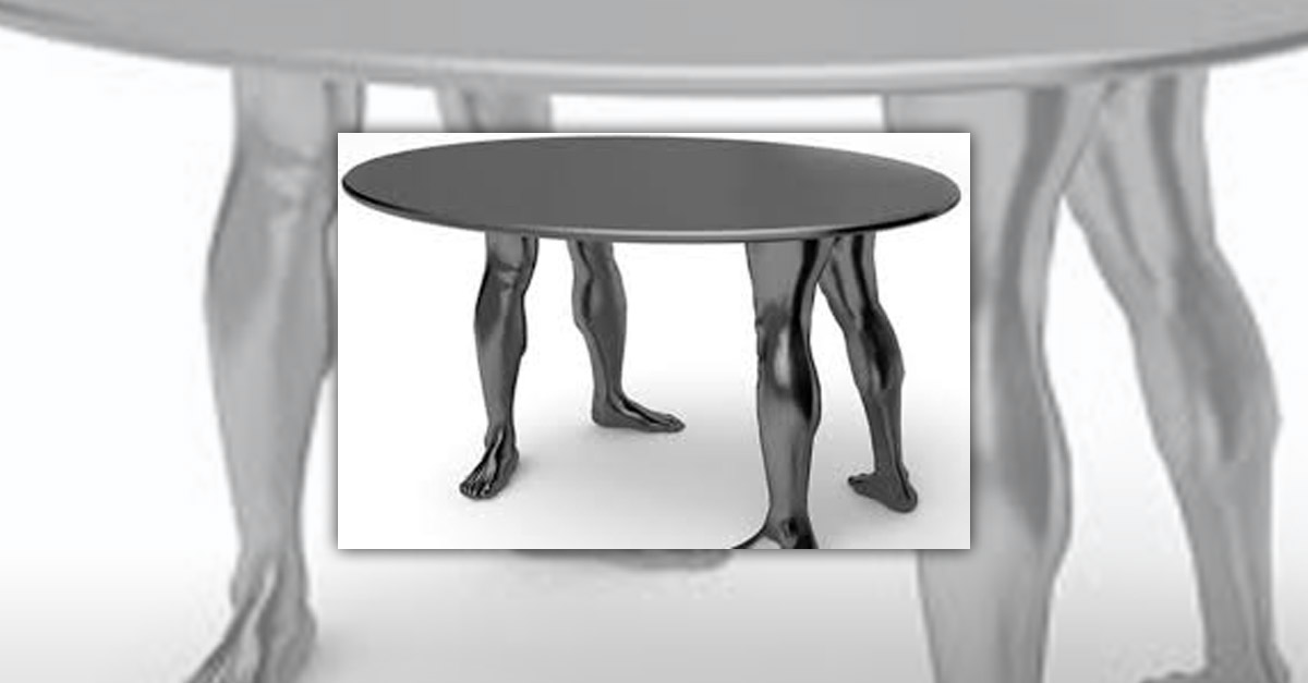 Human Legs table