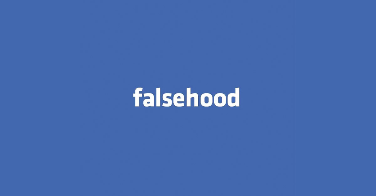Facebook vs Falsehood