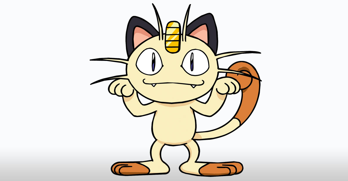 Cat Characters - Meowth