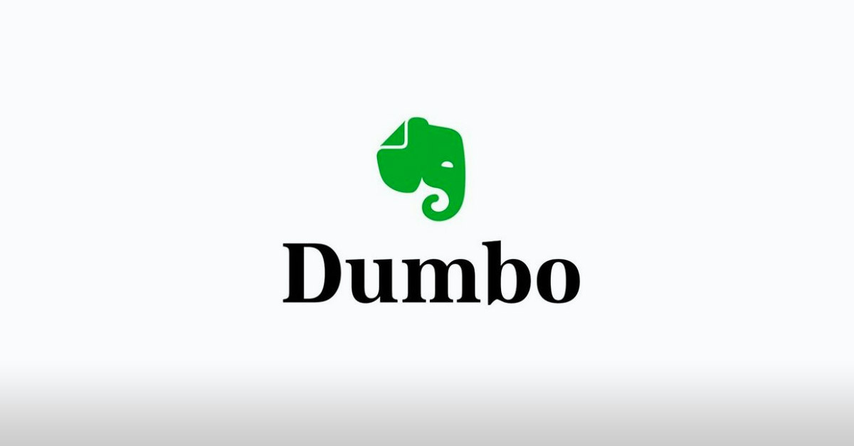 Disney Logo Mash-up - Evernote Logo as Dumbo Movie