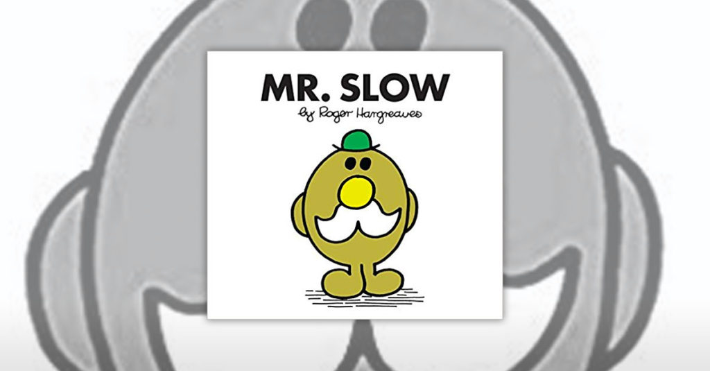Mr Men Characters - Mr Slow