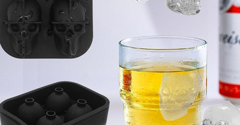 3D Skull Ice Mould