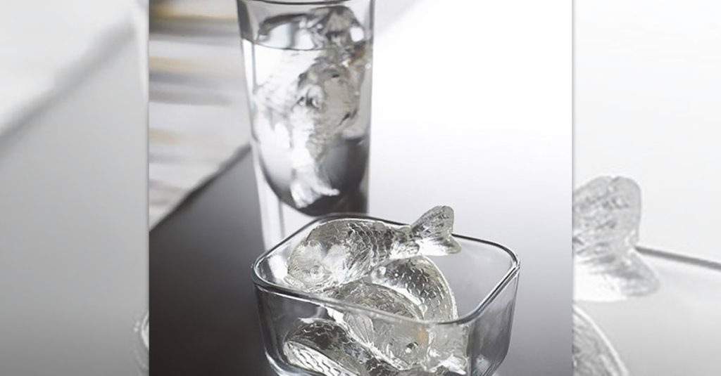Cold Fish Ice Cube Tray