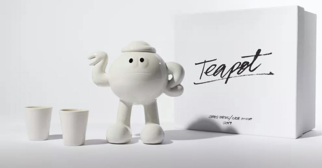 James Jarvis x Case Studio Porcelain Teapot