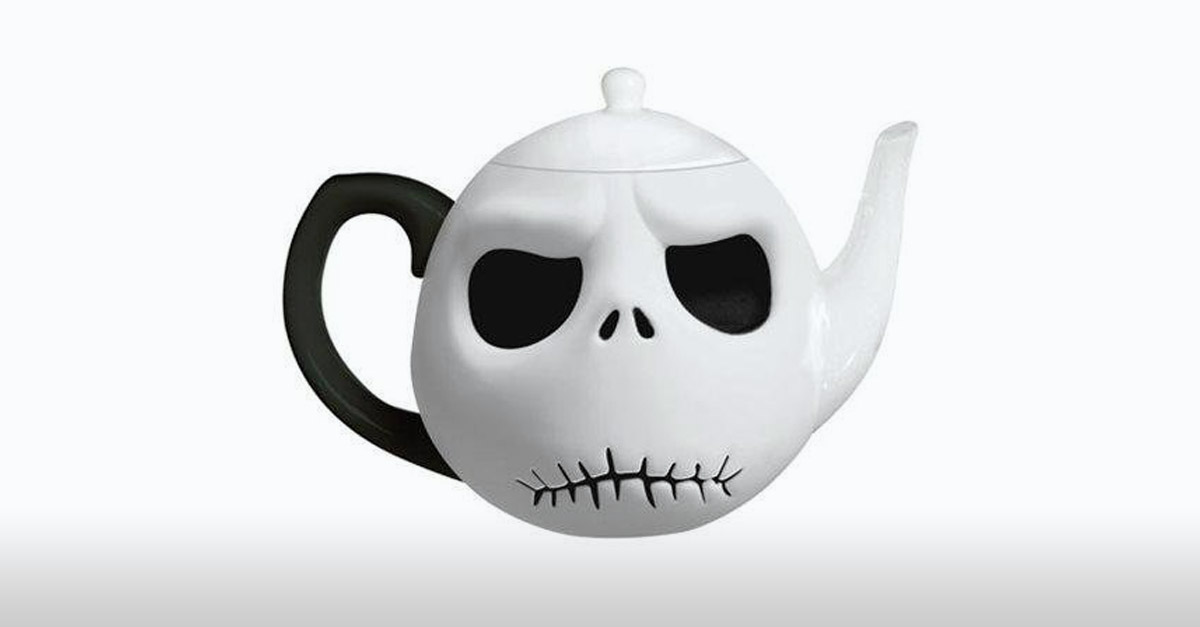 Nightmare Before Christmas Jack Head Ceramic Teapot