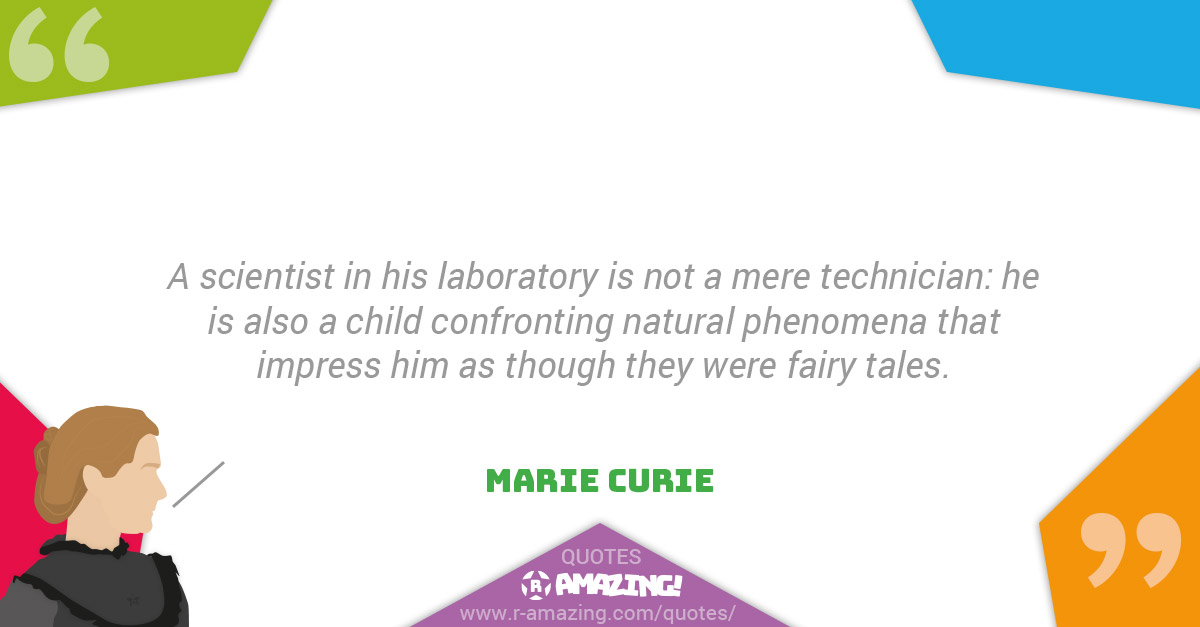 Marie Curie Quotes R Amazing! - Fairy Tales