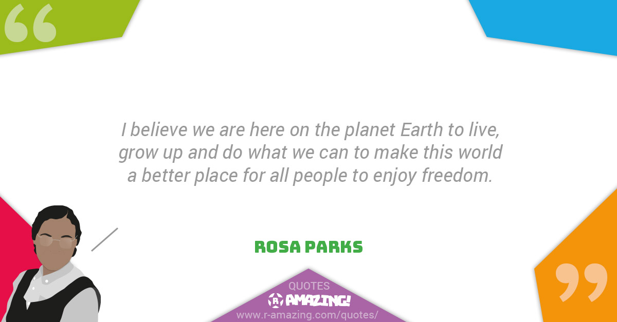 Rosa Parks Quotes R Amazing! Better