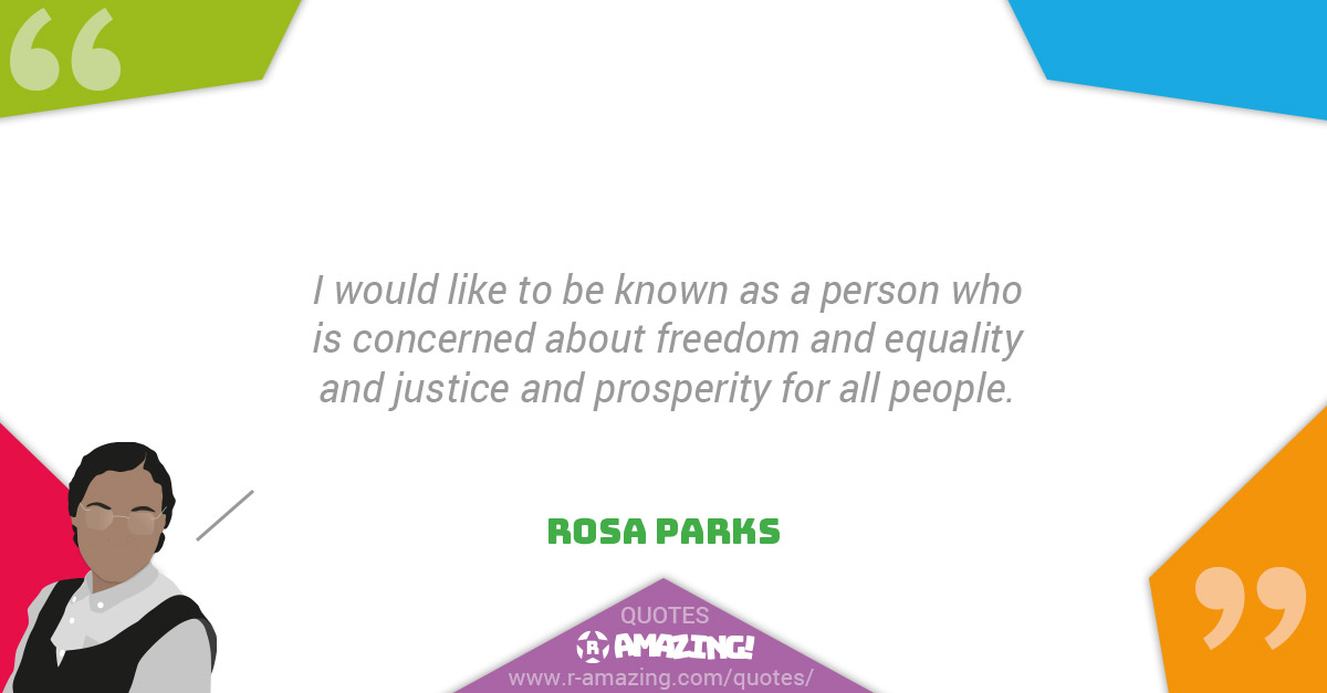 Rosa Parks Quotes R Amazing! Equality