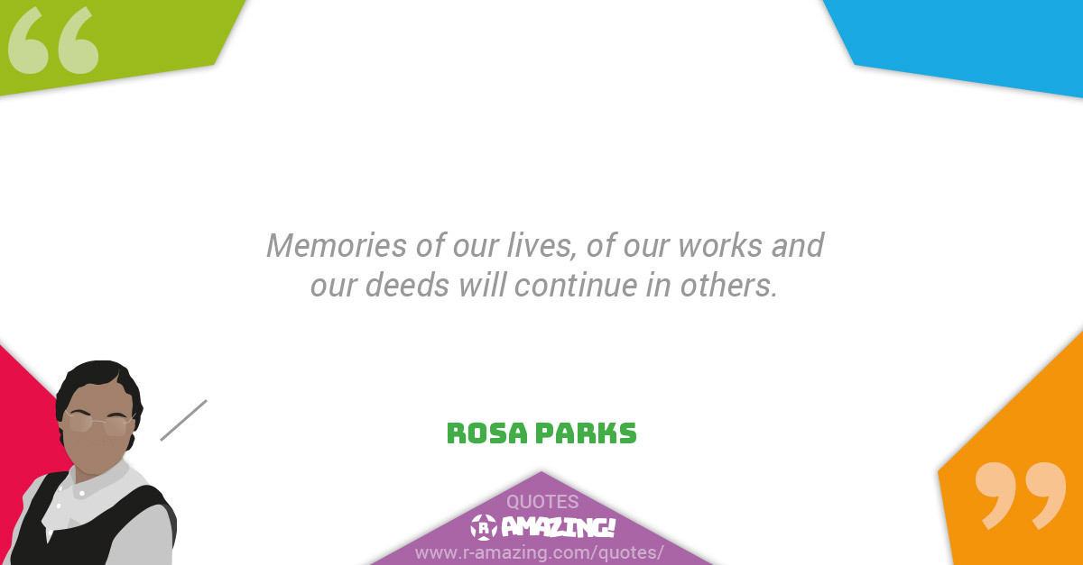Rosa Parks Quotes R Amazing! Memories