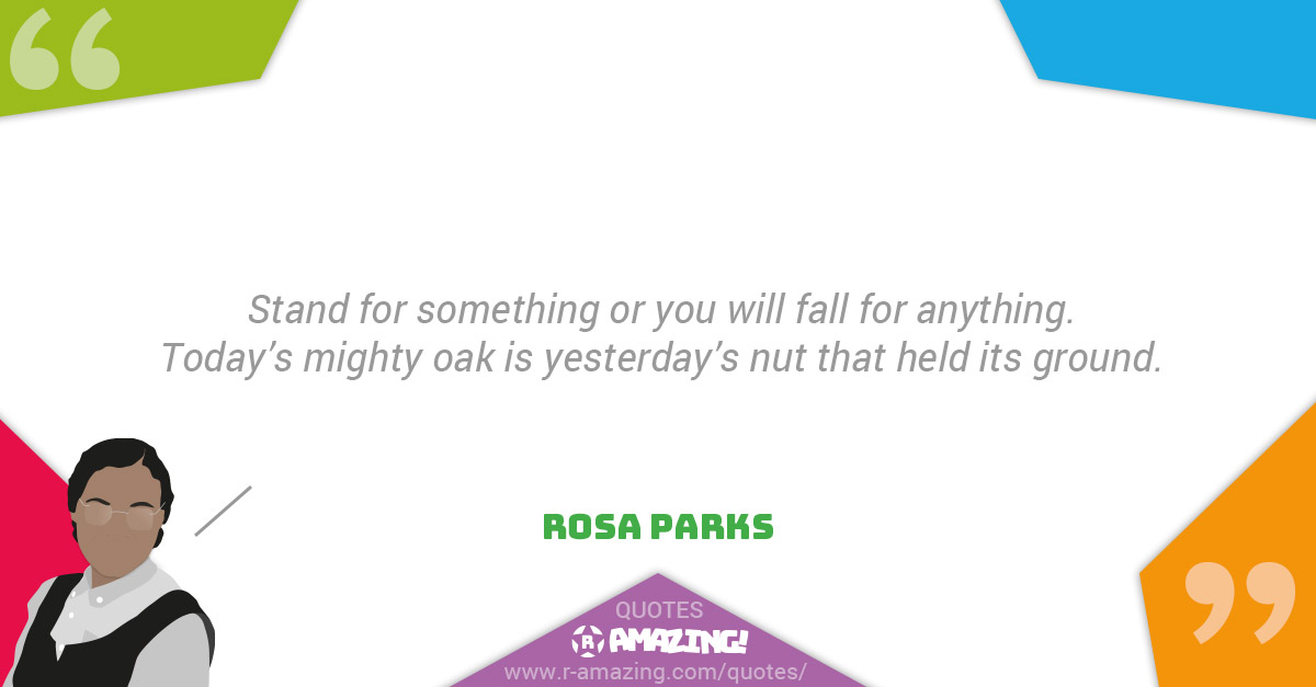 Rosa Parks Quotes R Amazing! Mighty Oak