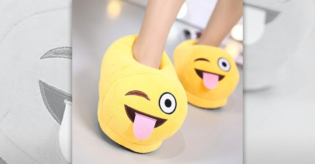 Slippers R Amazing! - Emoji Plush Slippers