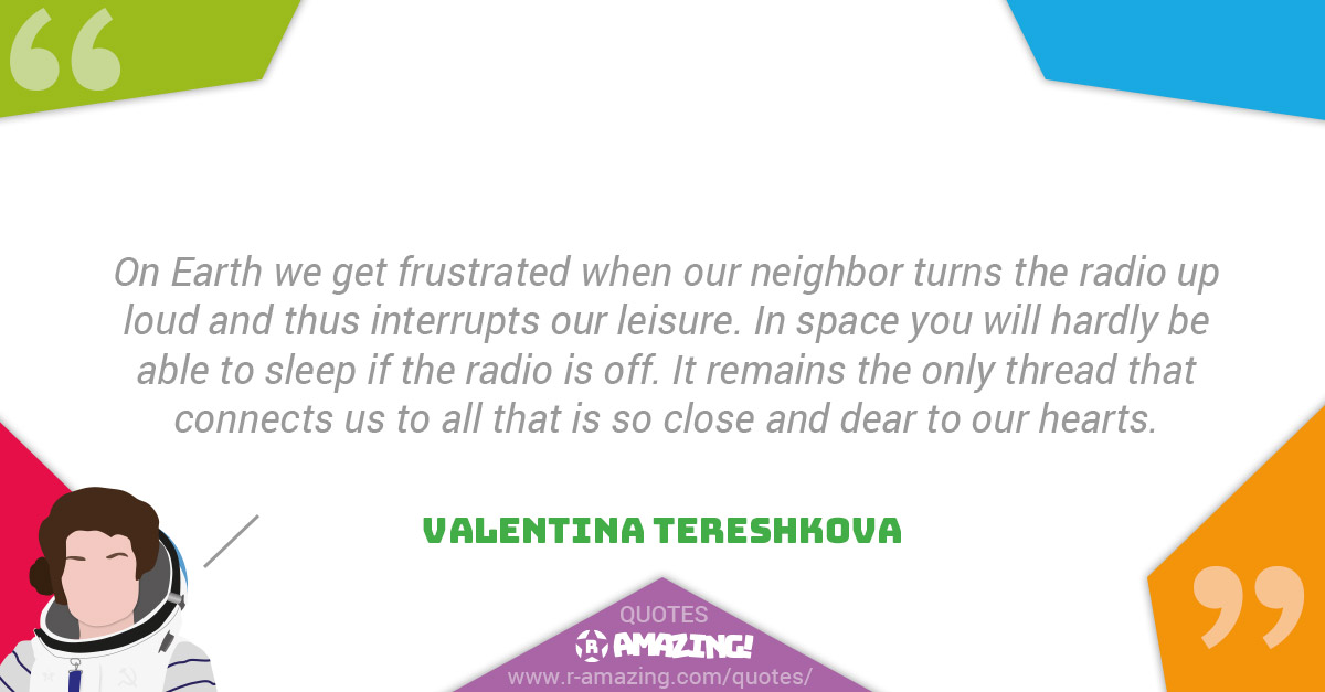 Valentina Tereshkova Quotes R Amazing! - Connects