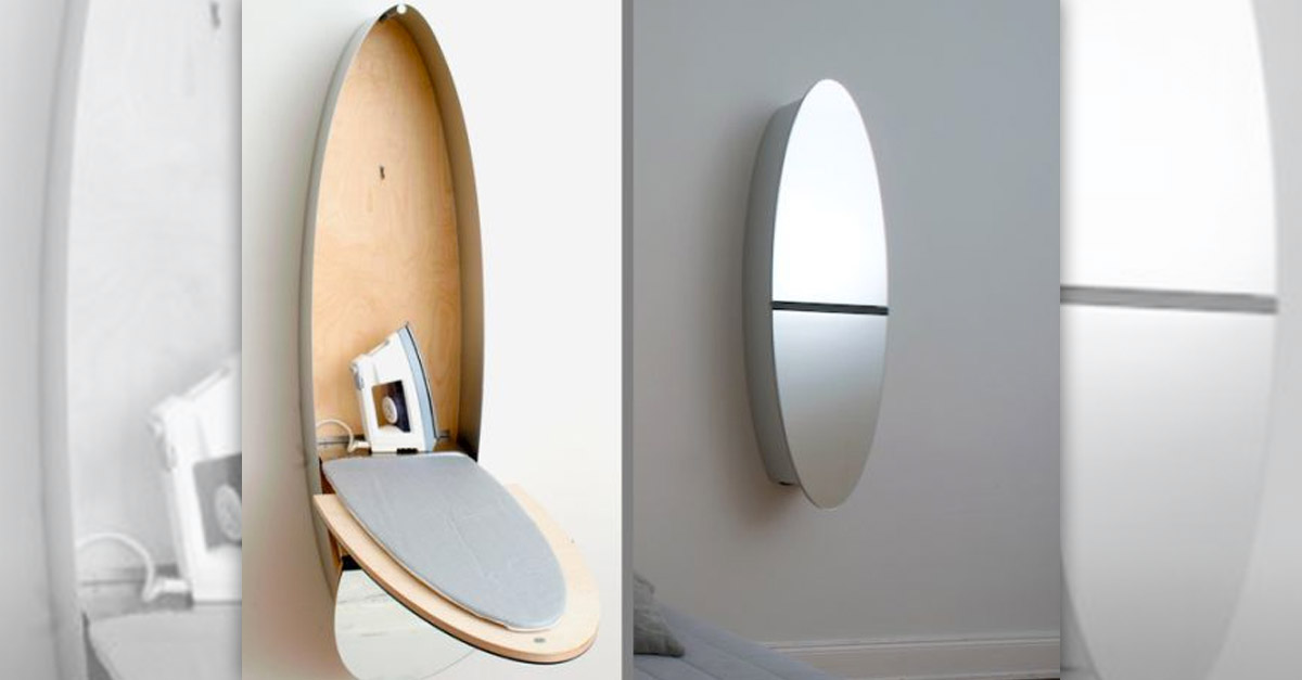 Ironing Boards R Amazing! - Fold Down Mirror Ironing Board