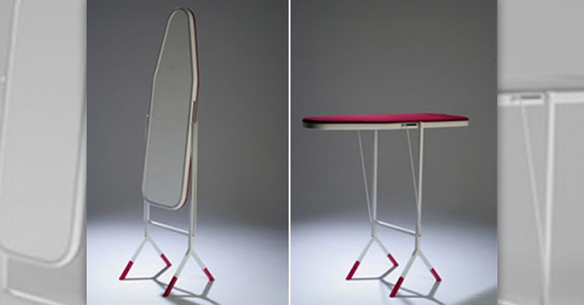 Ironing Boards R Amazing! - Fold Over Mirror Ironing Board