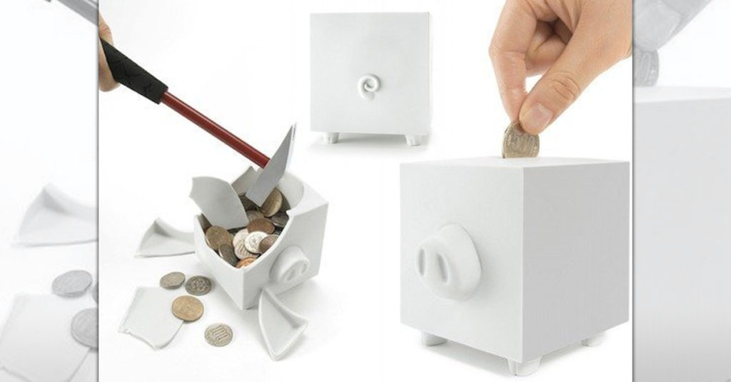 Money Boxes R Amazing! - Cube Piggy Bank