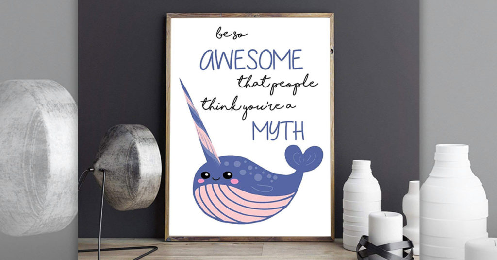 Narwhal Products R Amazing! - Poster