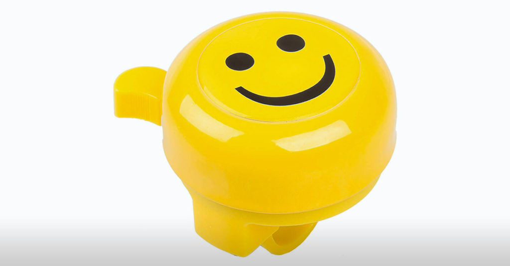 Bicycle Bells R Amazing! - Yellow Smiley Face
