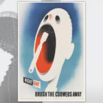 Abram Games Poster R Amazing! - Brush The Cobwebs Away