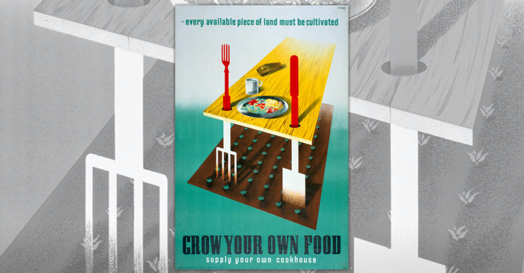 Abram Games Poster R Amazing! - Grow Your Own Food