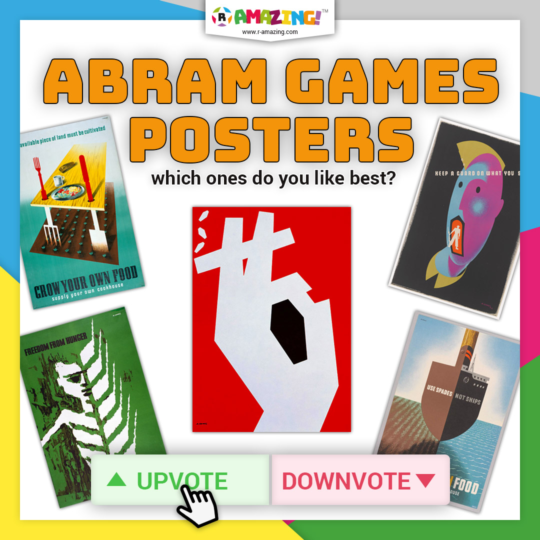 Abram Games Designs – R Amazing