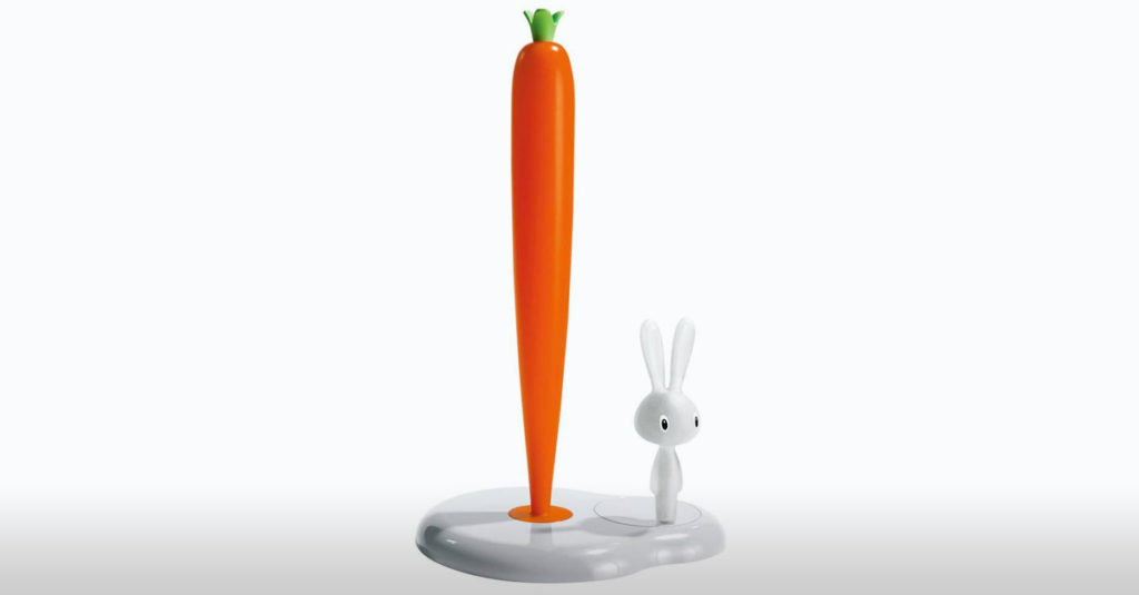 Alessi Products R Amazing! - Bunny and Carrot Kitchen Roll Holder