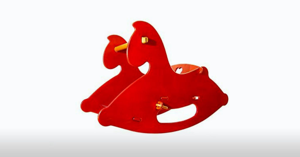 Rocking Horses R Amazing! - Red Wooden