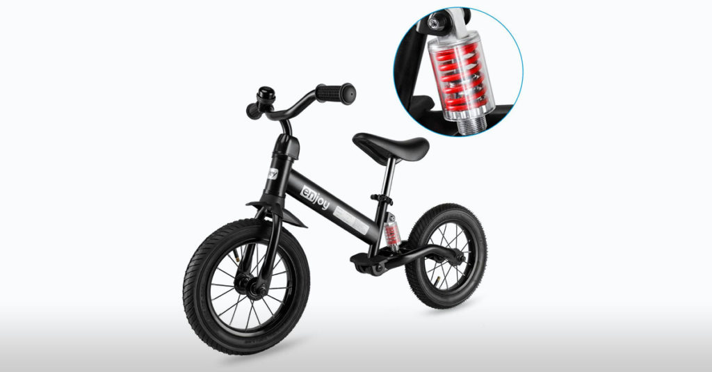 Balance Bikes R Amazing! - Black Balance Bike with suspension
