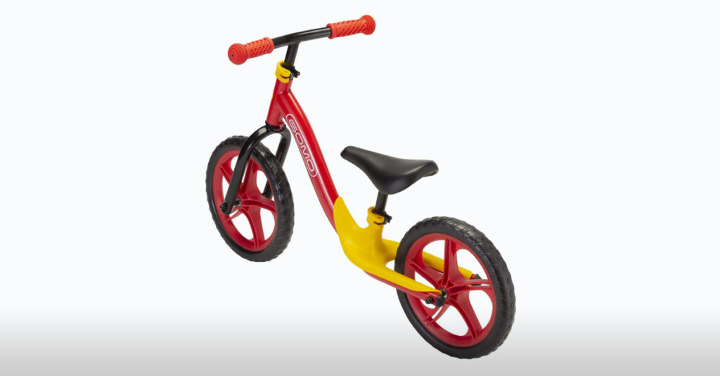 Balance Bikes R Amazing! - Gomo Red and Yellow Balance Bike