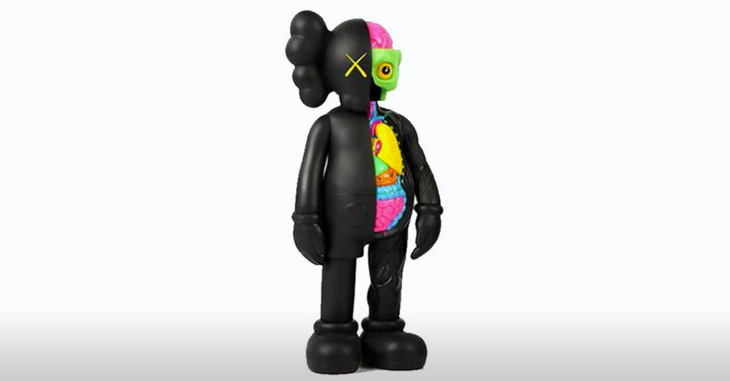 KAWS Figures R Amazing! - Dissected Black and Fluorescent