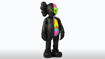 KAWS Figures R Amazing! - Dissected Black and Fluorescent