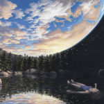 Rob Gonsalves Paintings R Amazing! - Moon and Water