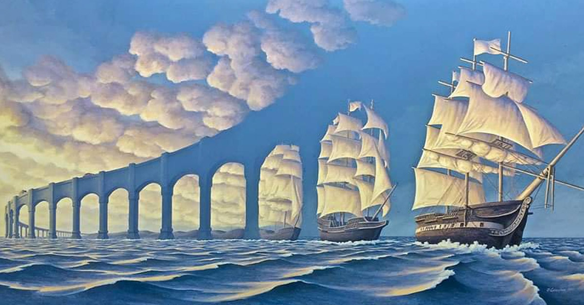 Rob Gonsalves Paintings R Amazing! - Ships