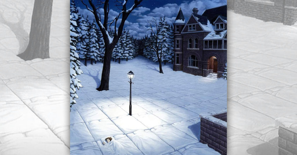 Rob Gonsalves Paintings R Amazing! - Snow to Beds