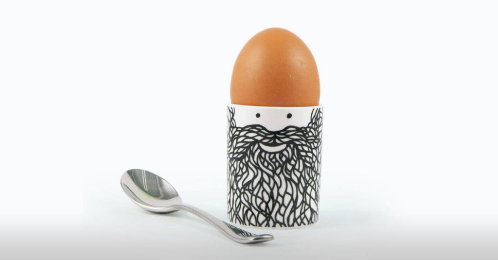 Egg Cups R Amazing! - Bearded man