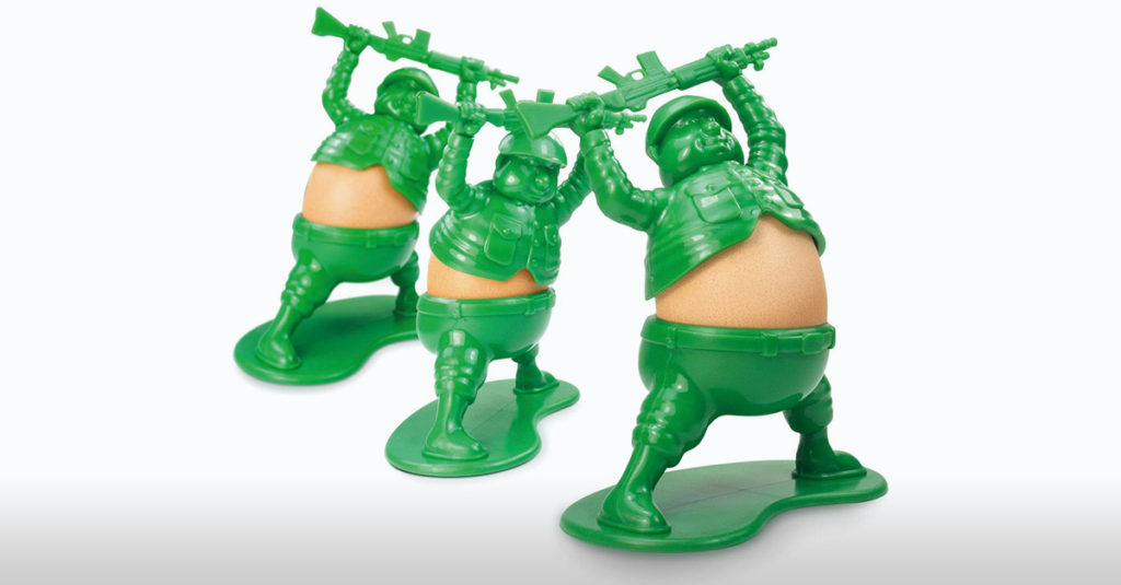 Fred Egg Soldier Egg Cup 