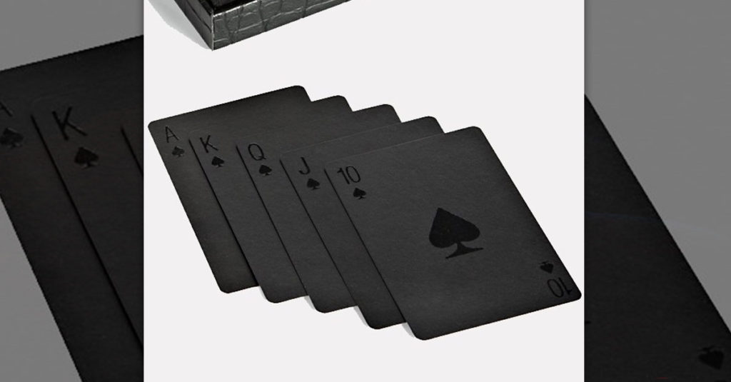Playing Cards R Amazing! - Black Matt and Gloss