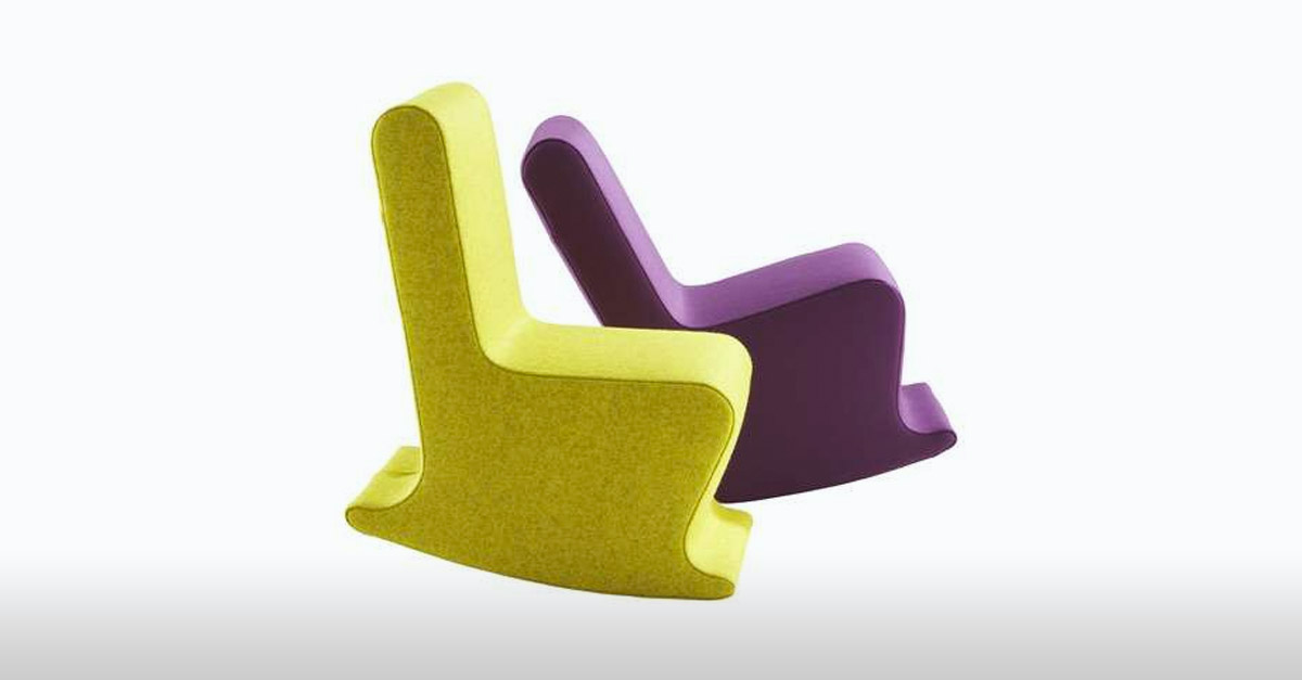 Rocking Chairs R Amazing! - Bright Fabric Rocking Chair