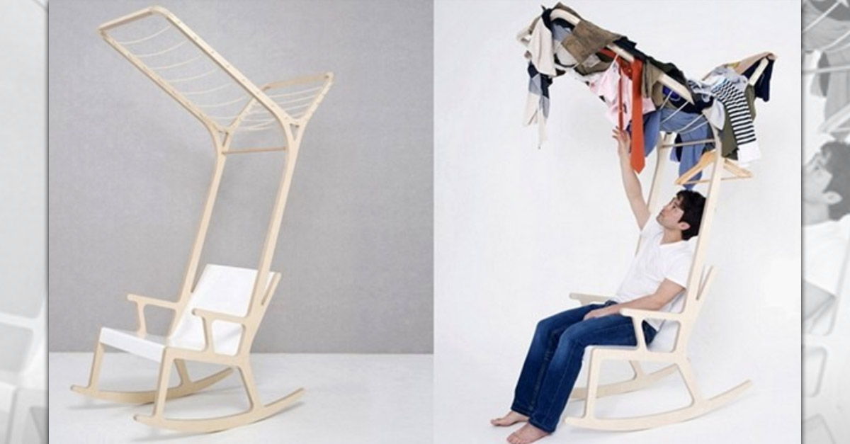 Rocking Chairs R Amazing! - Clothes Dryer Rocking Chair