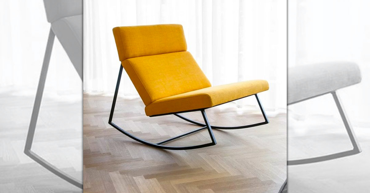 Rocking chairs R Amazing! - Fabric and Metal Rocking Chair