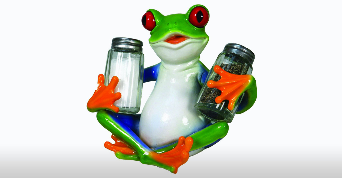 Salt and Pepper Pots R Amazing! - Frog