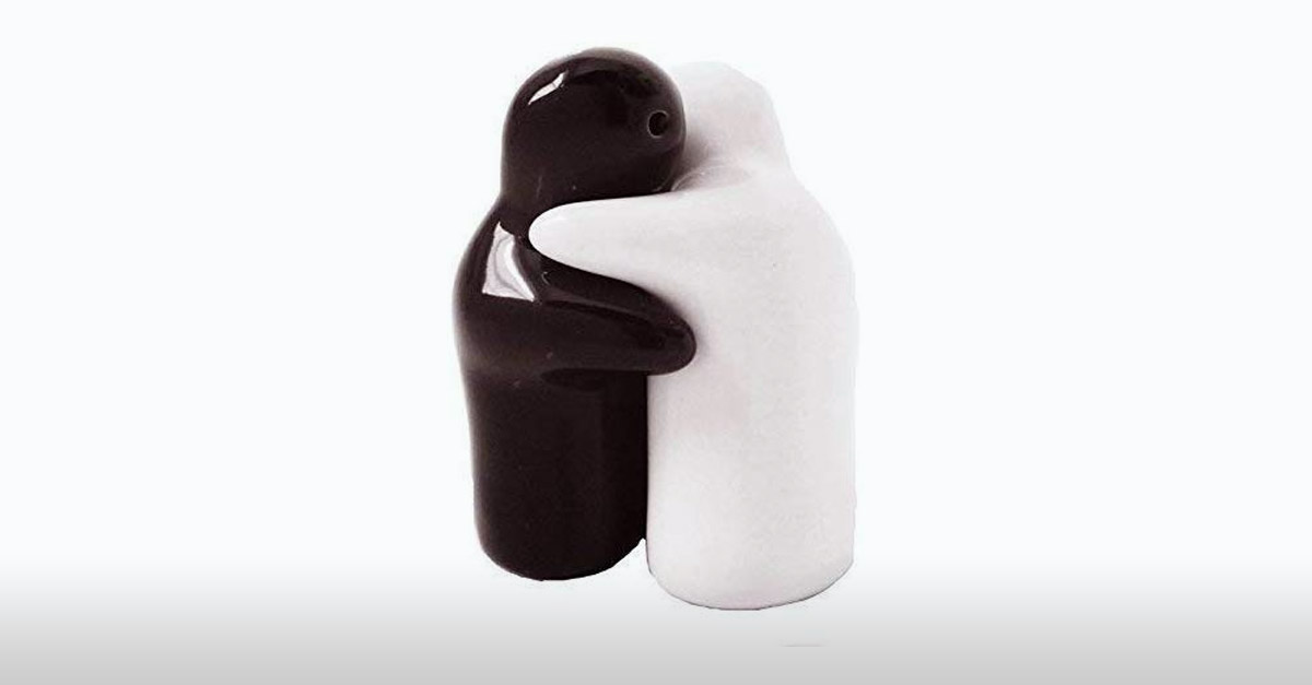 Salt and Pepper Pots R Amazing! - Hugging and Cuddles