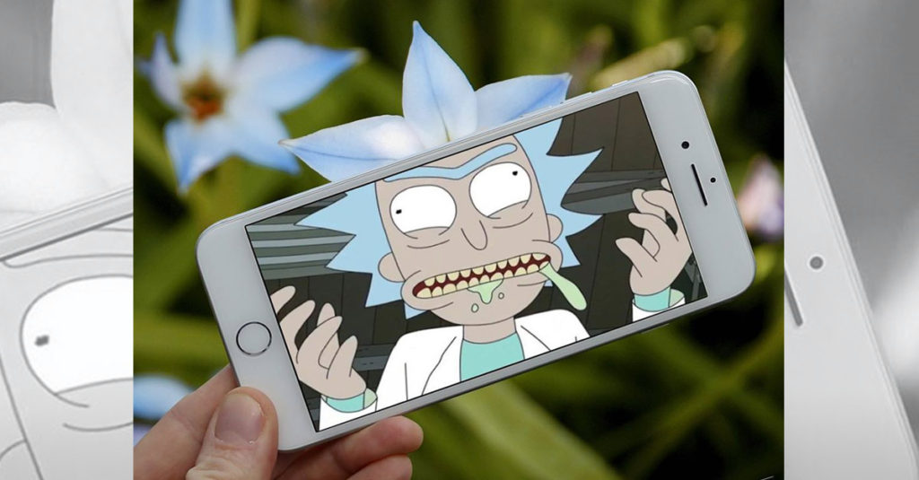 New Perspectives R Amazing! - Rick from rick and Morty as a Flower