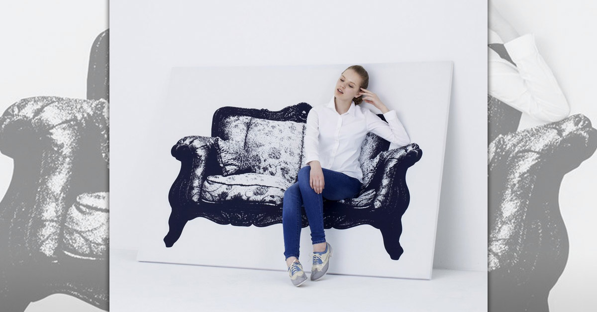 Chairs R Amazing! - Canvas Leaning Chair