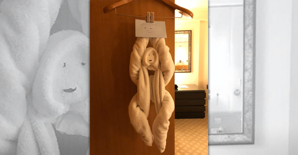 Towel Folders R Amazing! - Hanging Around