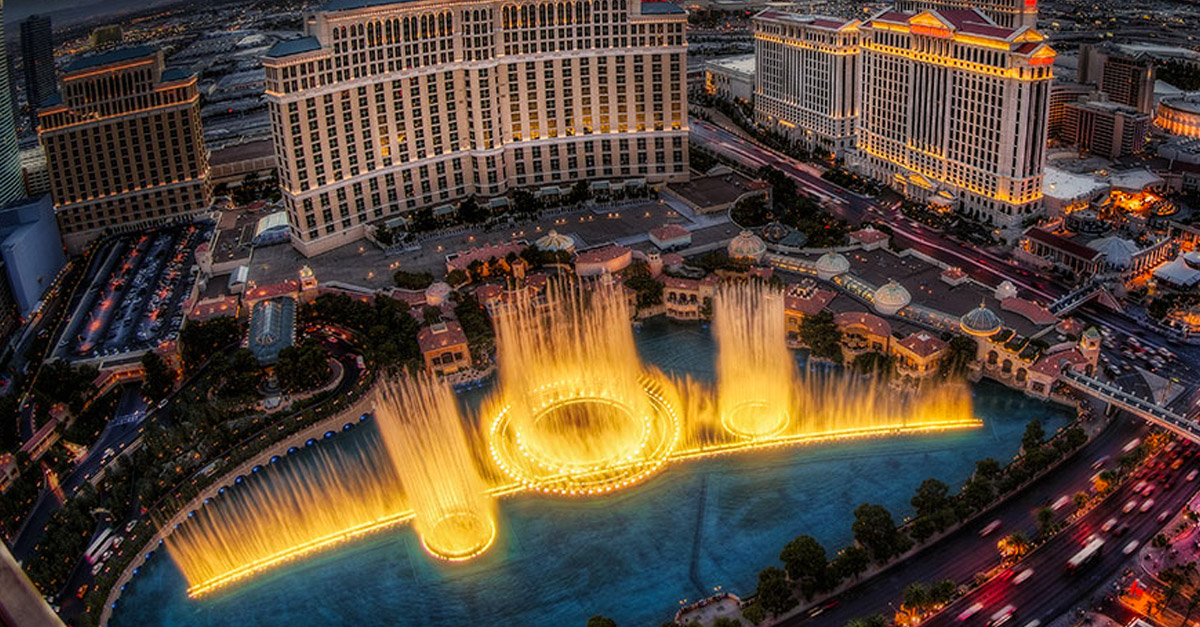 Fountains Ra Amazing! - Bellagio Fountain in Las Vegas, USA