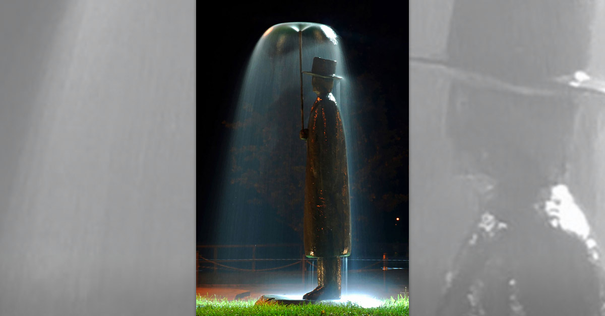 Fountains Ra Amazing! - Rainman Fountain in Florence, Italy